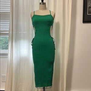 Zara Green Bodycon Cocktail Dress